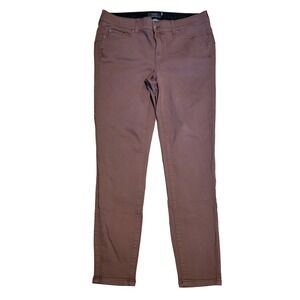 Torrid Bombshell Skinny Women 16T Mauve Brown Super Soft High Rise Pant